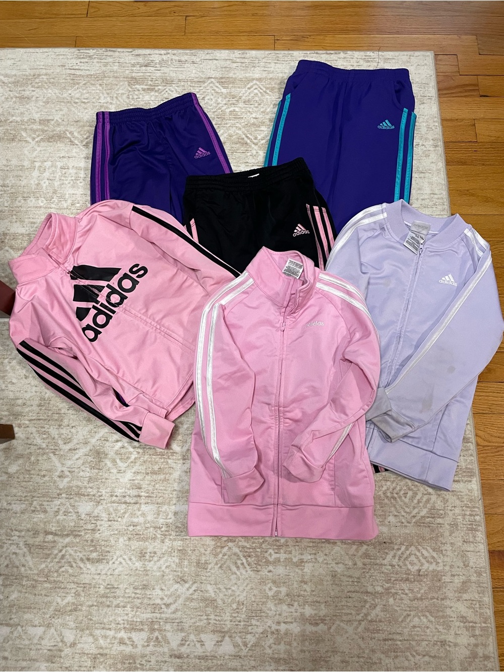 Girls Adidas Lot of Six Items Size 6/X - Picture 2 of 15